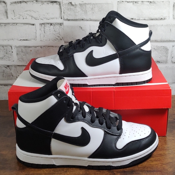 Nike Shoes - Nike Women's Dunk High Shoes Panda Black White DD1869-103 Size W 10 / M 8.5